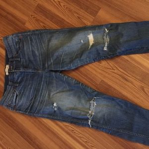 Madewell size 31 pre-ripped jeans